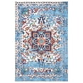 thumbnail image 3 of GLN Rugs Narli - Indoor, Machine Washable Area Rug 6'6"x9'6" Turkish Blue Home Carpet, 3 of 9