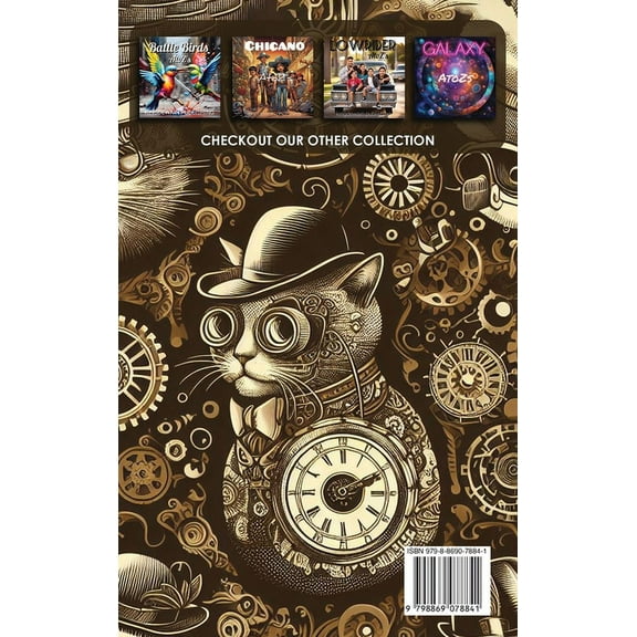 Steampunk Cats AtoZ's, (Hardcover)