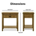 thumbnail image 4 of ClickDecor Murphy End Table Brown, 4 of 13