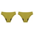 thumbnail image 1 of (2-Pack) Rinsvye Women's Menstrual Physiological Swimming Adult Underwear Trunks Leak Proof 4 Layer Menstrual Underwear High Flow Mesh Underwear Fast Water Absorption Underwear Oversized Underwear, 1 of 3