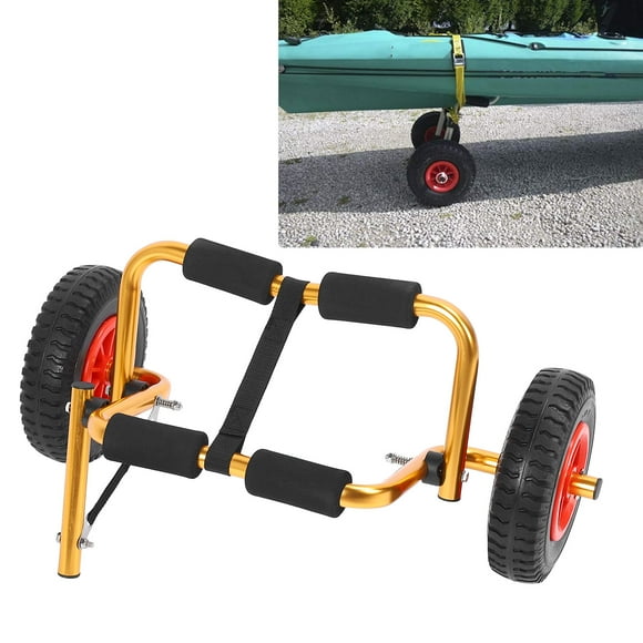 Kayak Dolly Trailer, Canoe Carrier Dolly Adjustable for Small Boats