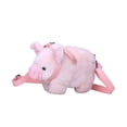 thumbnail image 3 of Bolso de hombro para mujer, bolso cruzado Pink Piggy, correa ajustable para el hombro, cartera con cremallera, bolso de compras, bolsa informal, bolso, 3 of 9