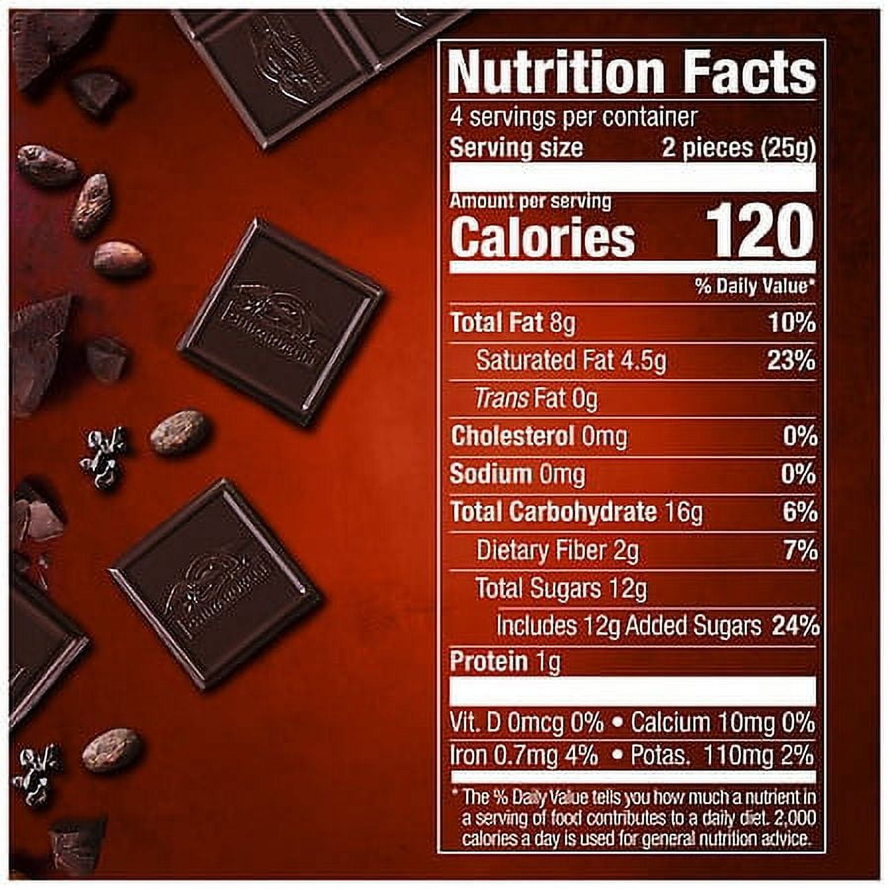 2 Pack - Ghirardelli Intense Dark Blood Orange Chocolate Bar - 3.5 oz