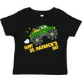 thumbnail image 3 of Inktastic Happy St. Patrick's Day Monster Truck with Leprechaun Boys or Girls Toddler T-Shirt, 3 of 5
