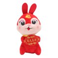 thumbnail image 1 of Juguete De Conejito De Año Nuevo, Juguete De Conejito De Peluche De Decoración Exquisito Rojo Encantador Para Oficina Para Adultos, 1 of 8