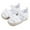 White, variant on Toddler Girl Sandals Ruffles Shoes First Walkers Shoes Summer Flat Sandals Girls Summer Shoes,Size 6 Months-12 Months