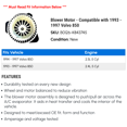 thumbnail image 2 of Blower Motor - Compatible with 1993 - 1997 Volvo 850 1994 1995 1996, 2 of 2