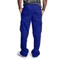 thumbnail image 6 of Dwellite Baggy Sweatpants Men Fall Winter Casual Wide Leg Cargo Sweat Pants Athletic Gym Cargo Pants with Pockets 2026 Blue XL, 6 of 8