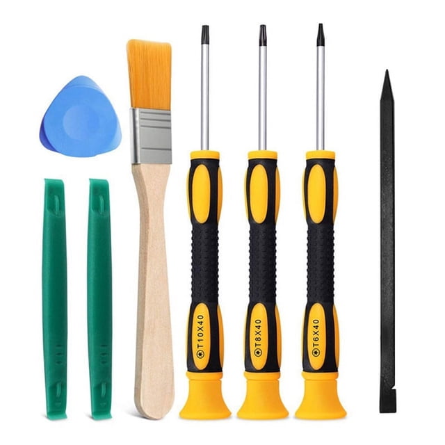 Ensemble de 8 Pcs Torx T8 T6 T10 H35 Tournevis Outils d'Ouverture Ensemble Kit d'Outils de Réparation Tournevis Pry pour One 360 PS3 PS4