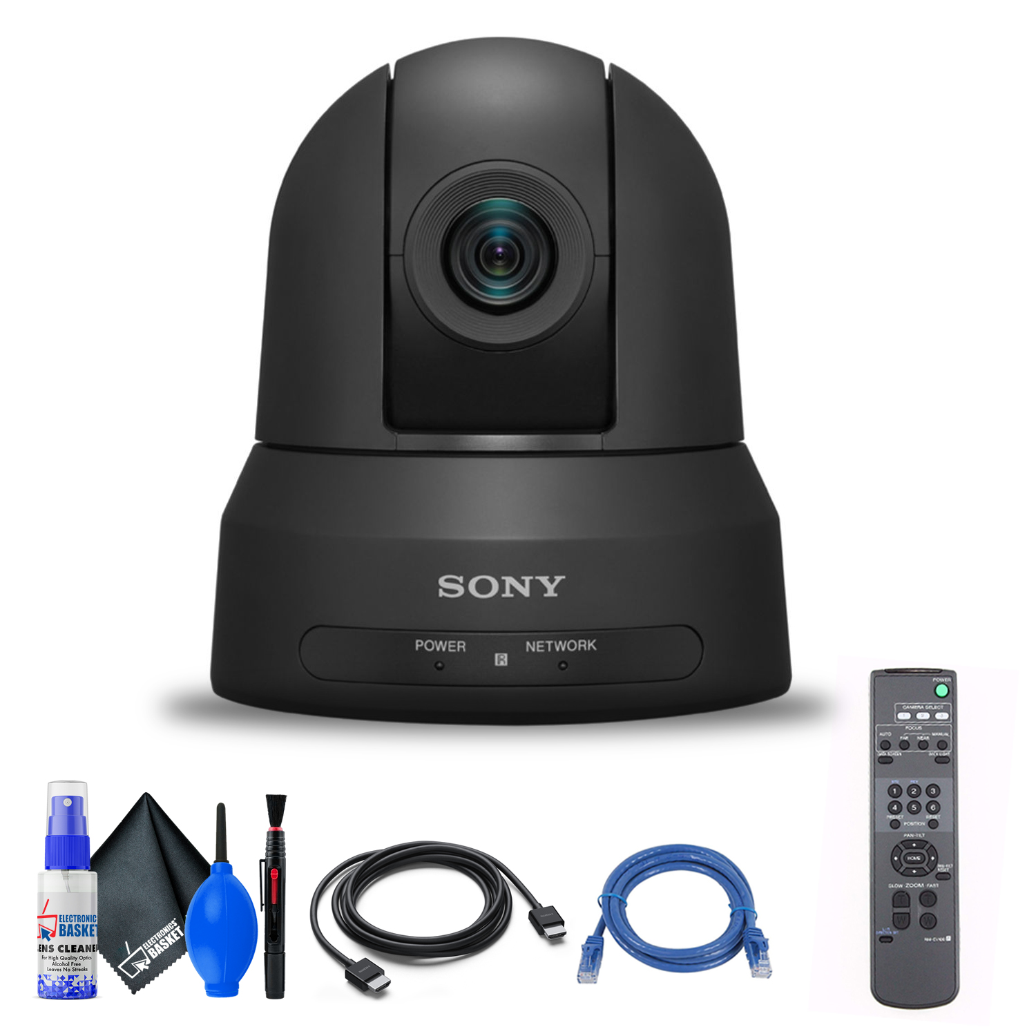 Sony SRGX120 1080p PTZ Camera W/ HDMI, IP & 3GSDI Output Bundle