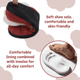 thumbnail image 6 of BERANMEY Women's Winter Slippers with Memory Foam, Fuzzy Faux Fur Lining House Shoes Non-Slip Rubber Sole for Indoor Outdoor, Warm Cozy Plush Comfort Slippers, 6 of 10