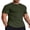 Deep Green, variant on COOFANDY Muscle Shirts for Men Short Sleeve Athletic Quick Dry Tshirts Ribbed Texture Crew Neck T Shirts