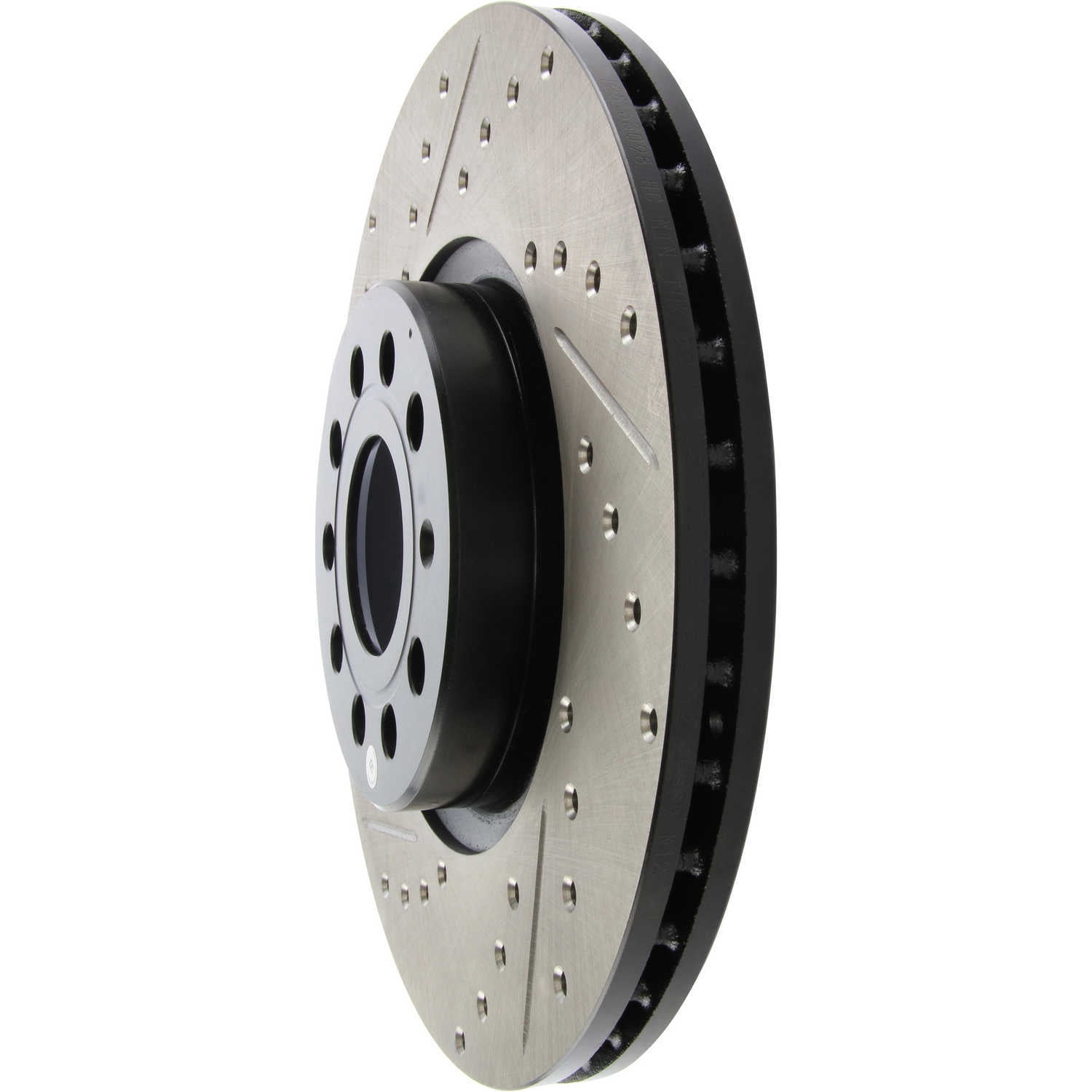 StopTech Slotted & Drilled Sport Brake Rotor Fits select: 2009-2014 VOLKSWAGEN JETTA, 2012-2022 VOLKSWAGEN PASSAT