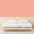 thumbnail image 4 of Ambesonne Retro Peel & Stick Wallpaper for Home, Pastel Deformed Circles, 13"x36", Burnt Sienna Dark Peach, 4 of 6