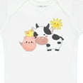 thumbnail image 4 of Inktastic Fun Farm Animals- Cow, Pig, Chick Boys or Girls Baby Bodysuit, 4 of 5