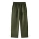 thumbnail image 3 of Pantalones de hombre de longitud completa, color liso, cintura elástica, bolsillo recto, pantalones de celebridad finos, pantalones de hombre, 3 of 3