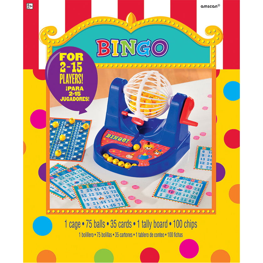 8186 Bingo Lotto Traditional Family Game Set 90 Balls& Bingo Cards by A to Z 