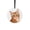 Orange Tabby Kitten Cat Portrait, variant on WIRESTER 2.75 inch Double-Sided Metal Aluminum Christmas Ornament, Festive Tree Decor for Mom, Dad & Loved One - Animal Cavalier King Charles Spaniels Dog