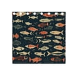 thumbnail image 4 of Fish Cartoon Black Out Curtains Aesthetic for Bedroom Living Room Sliding Glass Doors Kitchen Windows 2 panels set, 4 of 5