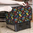 thumbnail image 7 of Lsque Monster Car Print 2 Slice Toaster Cover , Kitchen Appliance Dustproof Protector , Toaster Protector Dustproof Kitchen Appliance Cover, 7 of 7