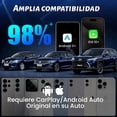thumbnail image 3 of Fhrhig Adaptador Carplay Inal&aacute;mbrico y Android Auto [2 en 1], USB y Tipo-C Integrado Bluetooth Adapter Auto, Plug&Play, 5GHz WiFi Adaptadores Coches OEM CarPlay con Cable, 3 of 8