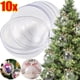 thumbnail image 2 of Bolas de adornos navideños rellenables de bricolaje, bolas huecas transparentes de plástico para bodas, fiestas, adornos colgantes para árbol de Navidad, 2 of 5