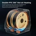 thumbnail image 2 of Space Pi Filament Dryer Plus, 2 Spools Double 360° 160W PTC Fast Heating 3D Printer Filament Dryer Box, 2 of 7