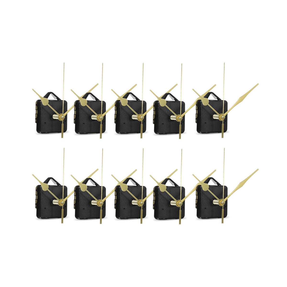 40Pcs DIY Silent Movement Spindle Hands Wall Quartz Clock Movement Mechanism Repair Tools Part Clock Kit