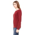 thumbnail image 2 of Women's Long Sleeve Boatneck Fleece Sweatshirt, 2 of 3