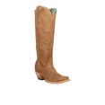 thumbnail image 2 of Corral Boots Womens Suede Embroidered Tall Snip Toe Cowboy  Tall Boots, 2 of 5