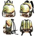 thumbnail image 4 of Coconut Jujube Tree&Eid Cannon Traveling Backpack with Adjustable Shoulder Strap, Large Capacity, Printed Design, Lightweight, Suitable, School Backpack Set, Large Backpack., 4 of 6
