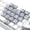 No engraving, variant on Global Mechanical Keyset Keycaps With Silver Butterfly Creation And Permanent Construction