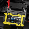 thumbnail image 4 of 12V6A Car Battery Charger Fast Charge Repair Desulfator Pulse Full Intelligent Charger for Auto Motorcycle US Plug,1 * Car Battery Charger,Yellow, 4 of 5