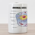 thumbnail image 3 of Science Ceramic Toothbrush Holder, Microbiology Theme Animal Cell Structure Genetic Research Study Science, Decorative Versatile Countertop for Bathroom, 4.5" X 2.7", Multicolor, 3 of 4