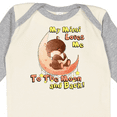 thumbnail image 4 of Inktastic My Mimi Loves Me to the Moon and Back Boys or Girls Long Sleeve Baby Bodysuit, 4 of 5