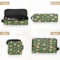 thumbnail image 5 of Hair Tool Organizer Bag with Heat Resistant Mat Removable Travel Storage Case for Hot Air Brushes Curling Irons Light Brown Hedgehog Design, 5 of 8