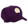 thumbnail image 6 of Mario Luigi Wario Waluigi Heat Transfer Cotton Elastic Newsboy Cap - Purple XL-2XL, 6 of 6