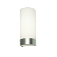 thumbnail image 2 of AFX  Evanston 12-inch Satin Nickel LED Sconce with White Glass, 2 of 3
