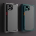 thumbnail image 2 of Funda de armadura mate para iPhone 15 14 13 12 11 Pro Max Mini, funda de teléfono transparente para iPhone 15 14 8 7 6 Plus XR X XS Max Coque, 2 of 5