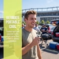 thumbnail image 2 of Fountwell Soccer Shaped Handheld Fan, Portable USB Rechargeable Mini Fan – Lightweight Stadium Fan for Game Day, Travel, Outdoor, 2026 Football Event Gifts, 2 of 7