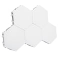 thumbnail image 1 of Luz táctil hexagonal, luz táctil LED hexagonal, decoración, luz de pared, luz táctil LED hexagonal, diseño a prueba de futuro, 1 of 8