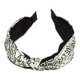 thumbnail image 5 of Unique Bargains 1 Pc Fashion Printed Knotted Headwrap for Women for Girls 6.69"x2.17" Beige, 5 of 6