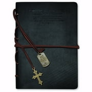 Span-Journal-1Timothy 6:12-Black Faux Leather (Spanish)