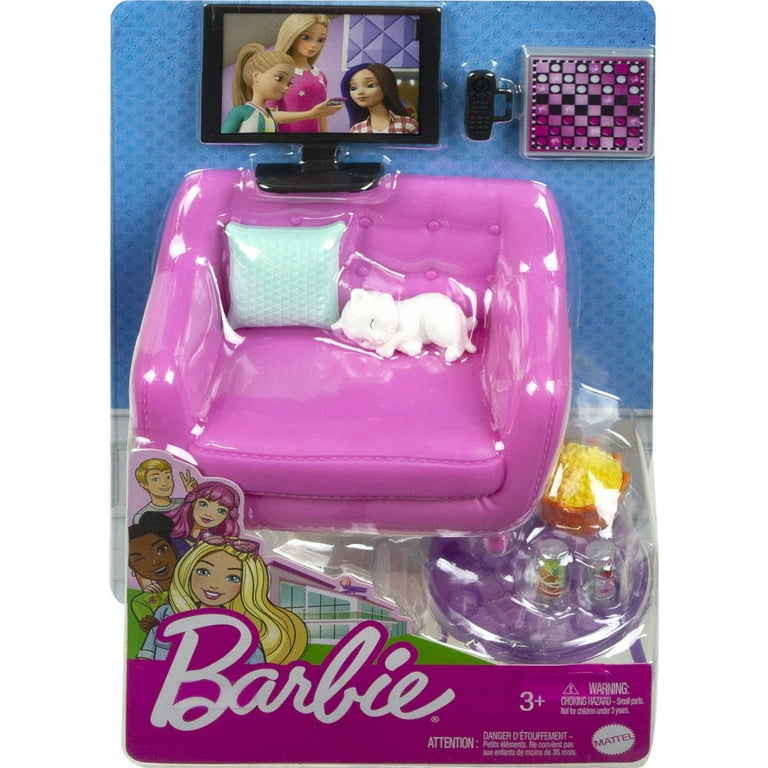 Barbie Indoor Furniture Playset Living
