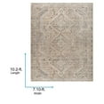 thumbnail image 2 of Livabliss Washable Rugs for Living Room, 8x10 Amelie Traditional Light Brown Area Rug, Bedroom Dining Room Home Decor Stain Resistant Carpet (7'10" x 10'2"), 2 of 8