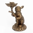 thumbnail image 2 of Rirozkan Rabbit Candle Holder, Resin Candlestick with Flowers, Vintage Standing Bunny Decor, Gold Finish Tabletop Ornament, Spring Home Accent for Living Room Shelf Easter Mantel Decoration, 2 of 6