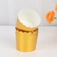 thumbnail image 3 of EeaseMX 50 moldes de papel con textura metálica para cupcakes, desechables, resistentes al calor, para postres, fiestas, repostería, bodas y cumpleaños (dorados)., 3 of 7