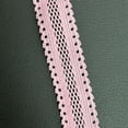 thumbnail image 5 of Scalloped Lace Trim Ribbon, 0.71" Width Polyester Mesh Lace for Sewing, Vintage Fabric Trim for DIY Crafts, Wedding Party Decor, 5 of 10