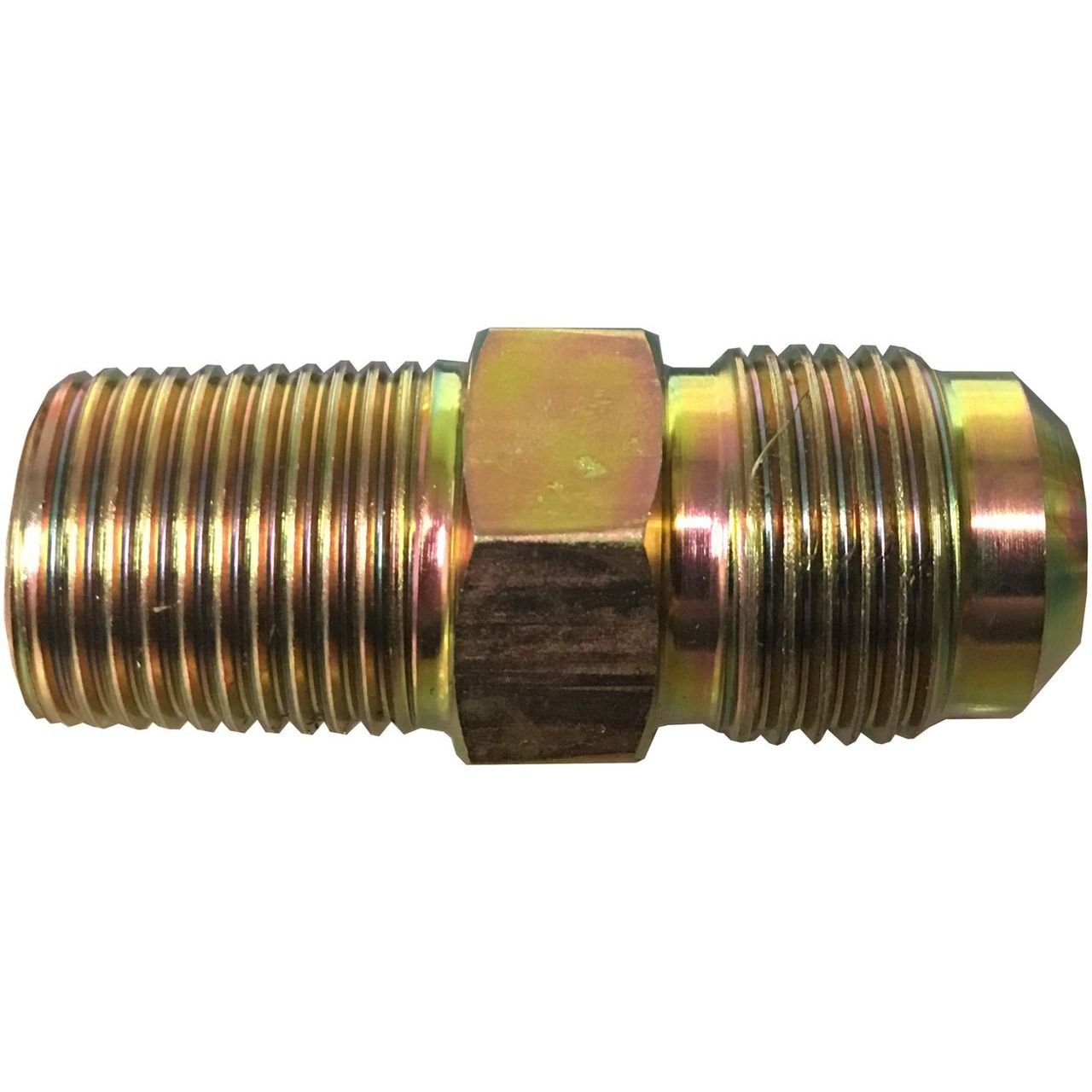 Firegear U18CS Steel Gas Flare Fitting1/2"OD Flare x 3/8"MIP