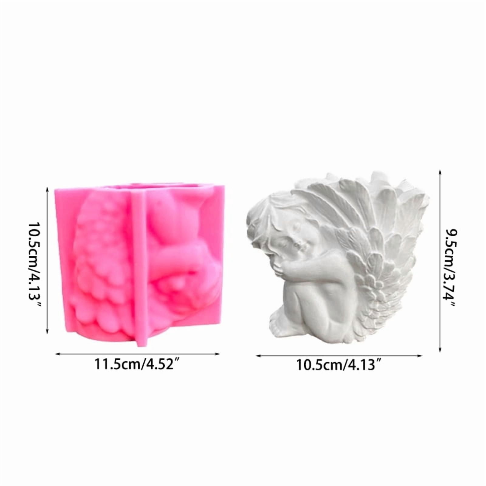 Succulent Planter Resin Mold Girl Flower Pots Silicone Molds for Home Decor
